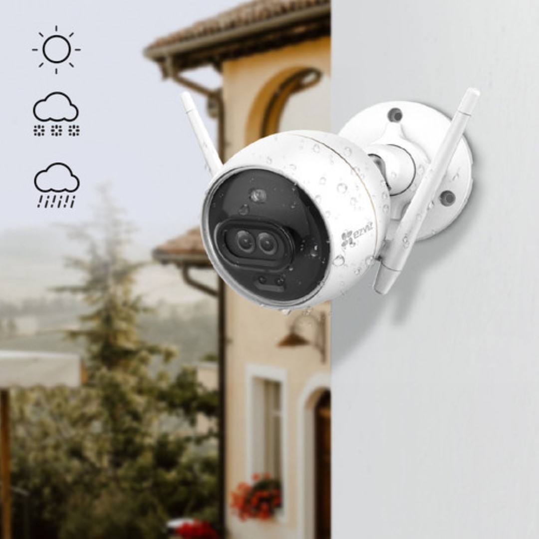 Camera EZVIZ aan de muur